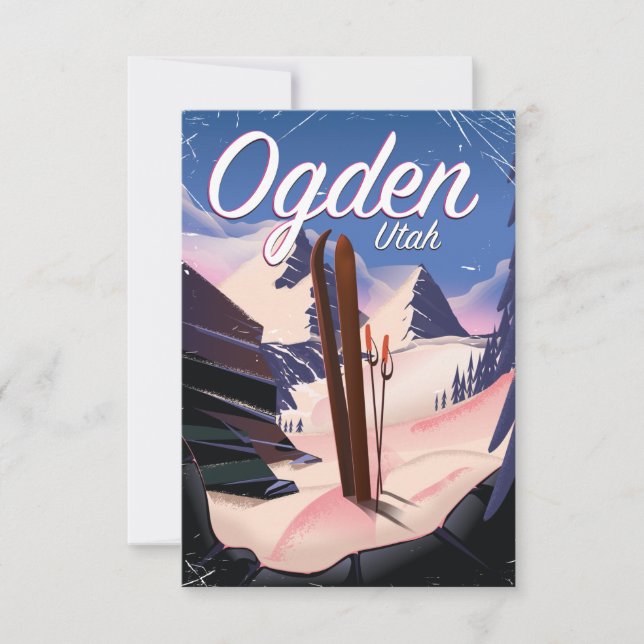 ogden, Utah Ski poster (Front)