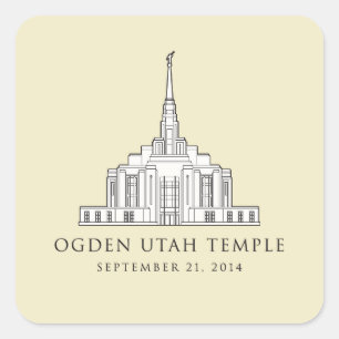 Ogden Utah Temple. Primary sticker