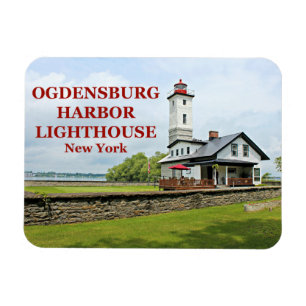 Ogdensburg Harbor Lighthouse, New York Magnet