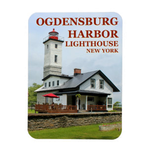 Ogdensburg Harbor Lighthouse, New York Magnet
