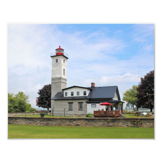 Ogdensburg Harbour Lighthouse, New York Photo Prin Print (Front)