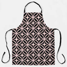 Ogee and Star Repeat Pattern  Apron
