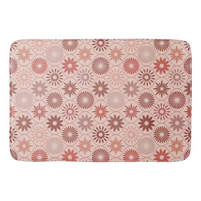 Ogee Boho flowers Bath Mat (Front)