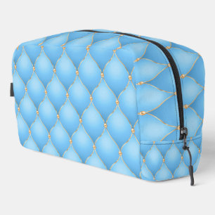 Ogee Gold Diamonds Sky Blue Dopp Kit
