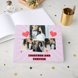 ogether and Forever Couple Collage Guest Book