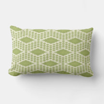 Ogge & Diamond Pattern Throw Pillow