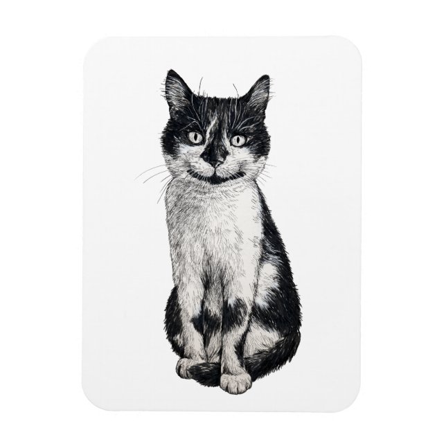 Ogie the cat magnet (Vertical)