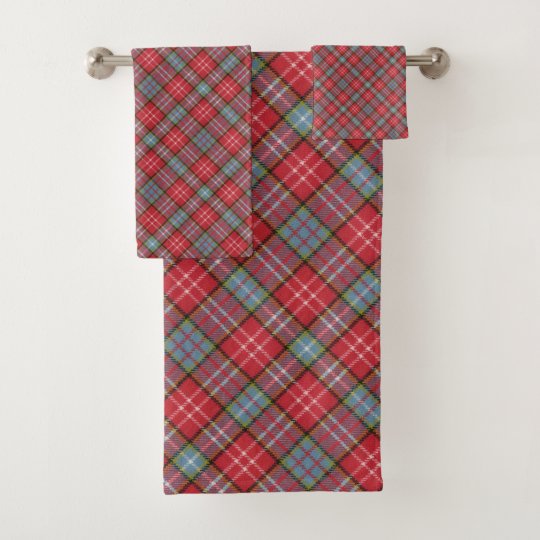 Ogilvie Old Rare Scottish Tartan Bath Towel Set | Zazzle.co.uk