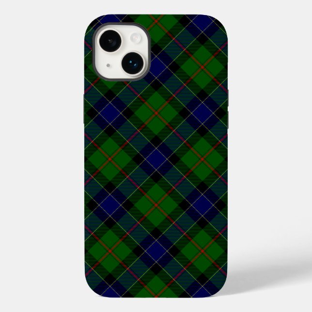 Ogilvie tartan blue green plaid Case-Mate iPhone case (Back)