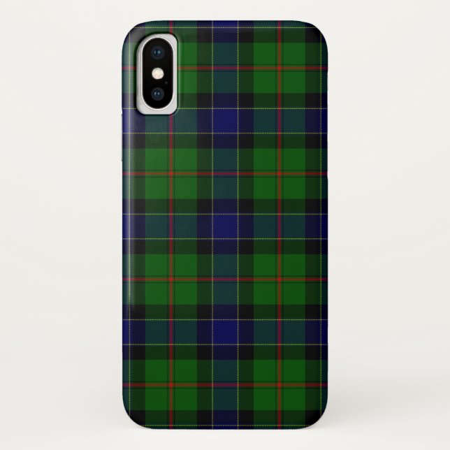 Ogilvie tartan blue green plaid Case-Mate iPhone case (Back)