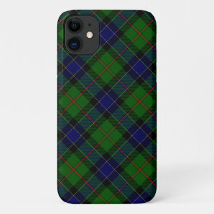 Ogilvie tartan blue green plaid iPhone 11 case