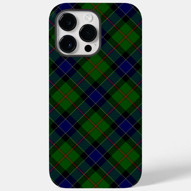 Ogilvie tartan blue green plaid Case-Mate iPhone case (Back)