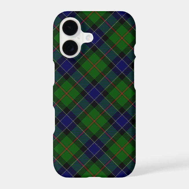 Ogilvie tartan blue green plaid iPhone Case (Back)