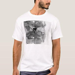 Oglala Indian Plenty Horses with 2 White Soldier T-Shirt