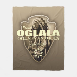 Oglala Lakota (arrowhead) Fleece Blanket