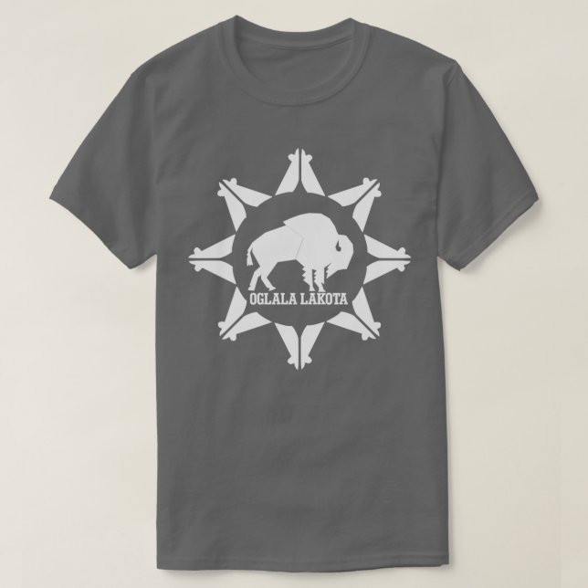 Oglala Lakota Sioux  (2) T-Shirt (Design Front)