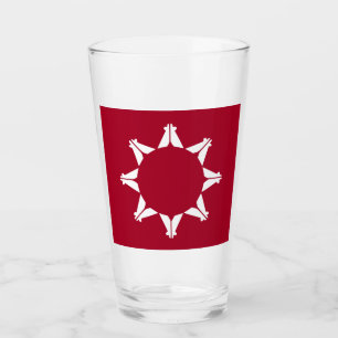 Oglala Lakota Sioux Flag Glass