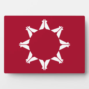 Oglala Lakota Sioux Flag Plaque