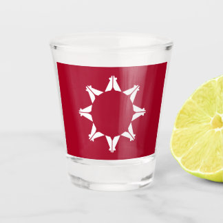 Oglala Lakota Sioux Flag Shot Glass