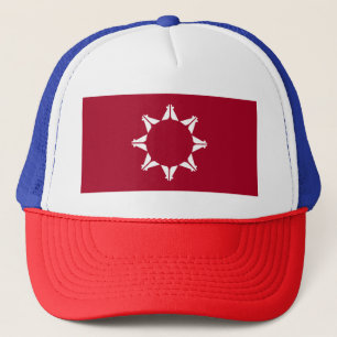 Oglala Lakota Sioux Flag Trucker Hat
