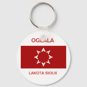 OGLALA LAKOTA SIOUX KEYCHAIN
