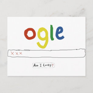 ogle_am i lucky postcard