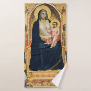 Ognissanti Madonna, Giotto, 1306-1310 Bath Towel