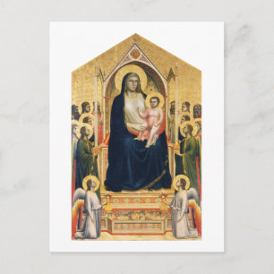 Ognissanti Madonna, Giotto, 1306-1310 Postcard