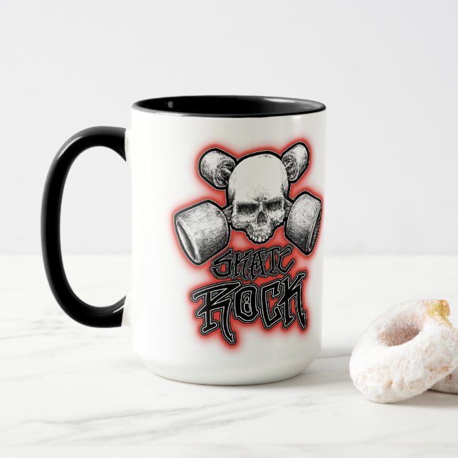 OGOLD SCHOOL SKATEBOARDERS - SKATE ROCK MUG (With Donut)