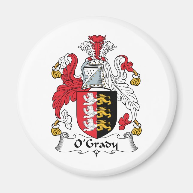 O'Grady Family Crest Magnet (Front)