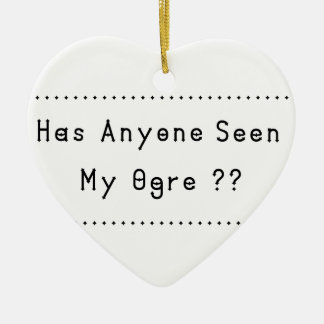 Ogre Ceramic Tree Decoration