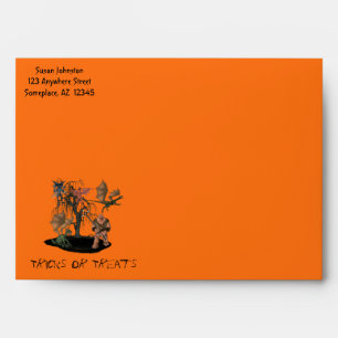 Ogre Goblin Monsters Halloween Envelope