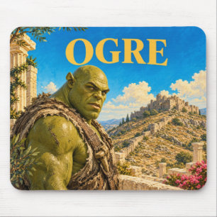 Ogre, Gothic Fantasy Monster Mouse Mat