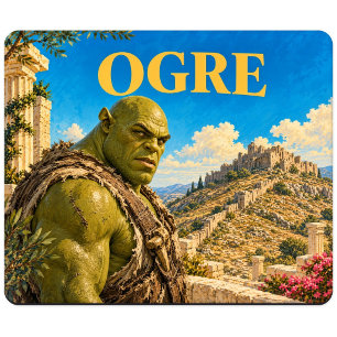 Ogre, Gothic Fantasy Monster Mouse Mat