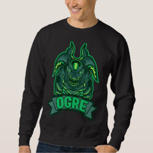 Ogre Larp Tabletop Role Playing Board Game Crypto Sweatshirt