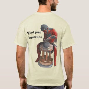 Ogre Making Japanese Pottery Fantasy Art Shirt