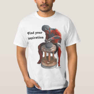 Ogre Spinning Pottery Wheel Fantasy Art Shirts