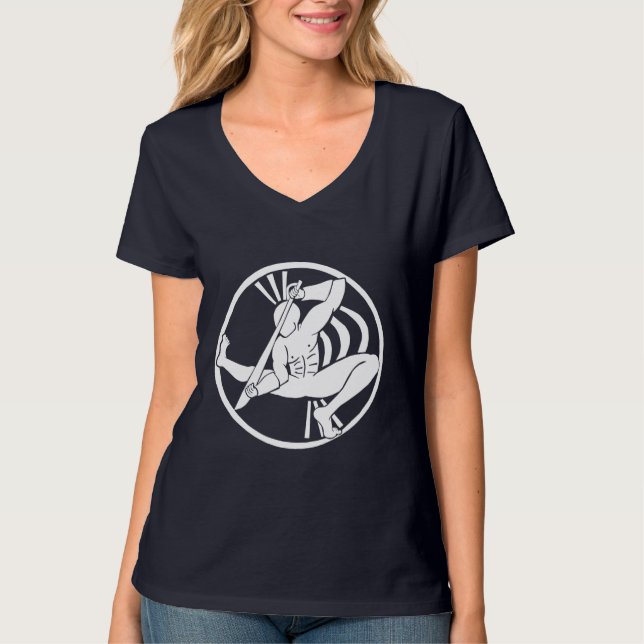 Ogum silhouette white T-Shirt (Front)