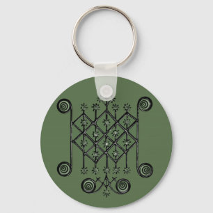 Ogun Veve Key Ring