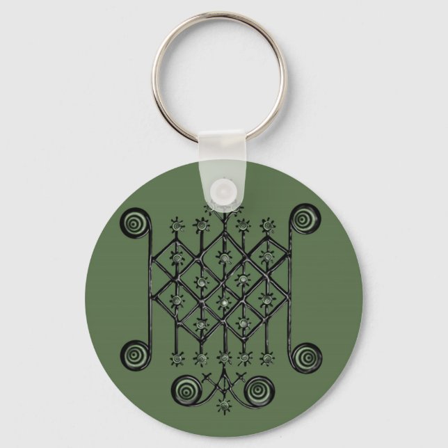 Ogun Veve Key Ring (Front)
