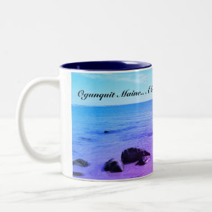 Ogunquit Maine Two-Tone Coffee Mug