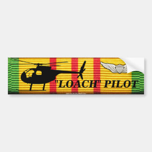 OH-6  "Loach" Pilot - VSM Ribbon Bumper Sticker