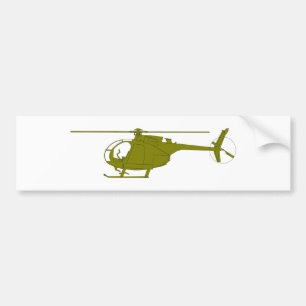 OH-6A Observation Helicopter Bumper Sticker