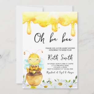 Oh BaBee Baby Shower Invitation