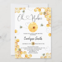 Oh Babee Baby Shower Invitation