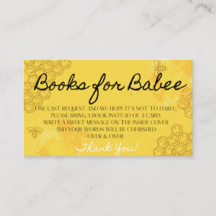 Oh Babee Books for Baby Enclosure Card