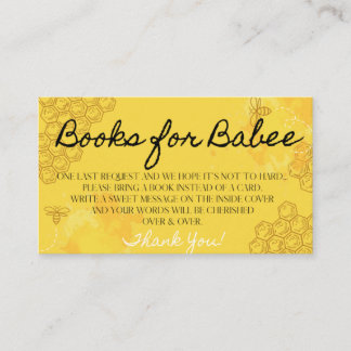 Oh Babee Books for Baby Enclosure Card