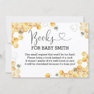 Oh Babee Books for Baby Shower Enclosure Card