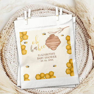 Oh Babee Cute Watercolor Bee Baby shower Favour Bags