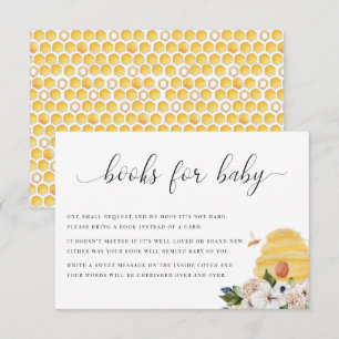 Oh Babee Yellow Bee Floral Books For Baby Card